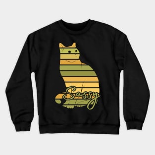 Artistic Cat Crewneck Sweatshirt